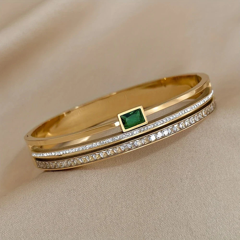 Luxury Stainless Steel Cuff Bracelet